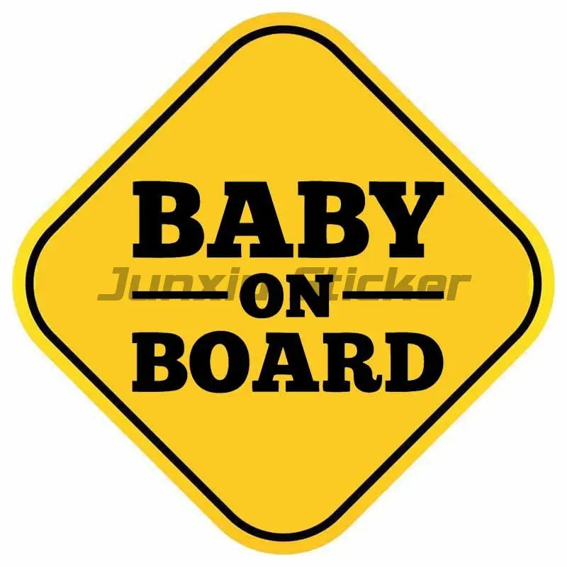 Super Baby On Board Sticker Car Motorcycle Window Bumper Warning Vinyl Decal