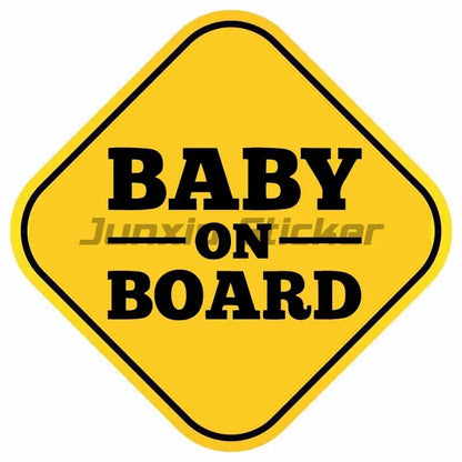 Super Baby On Board Sticker Car Motorcycle Window Bumper Warning Vinyl Decal
