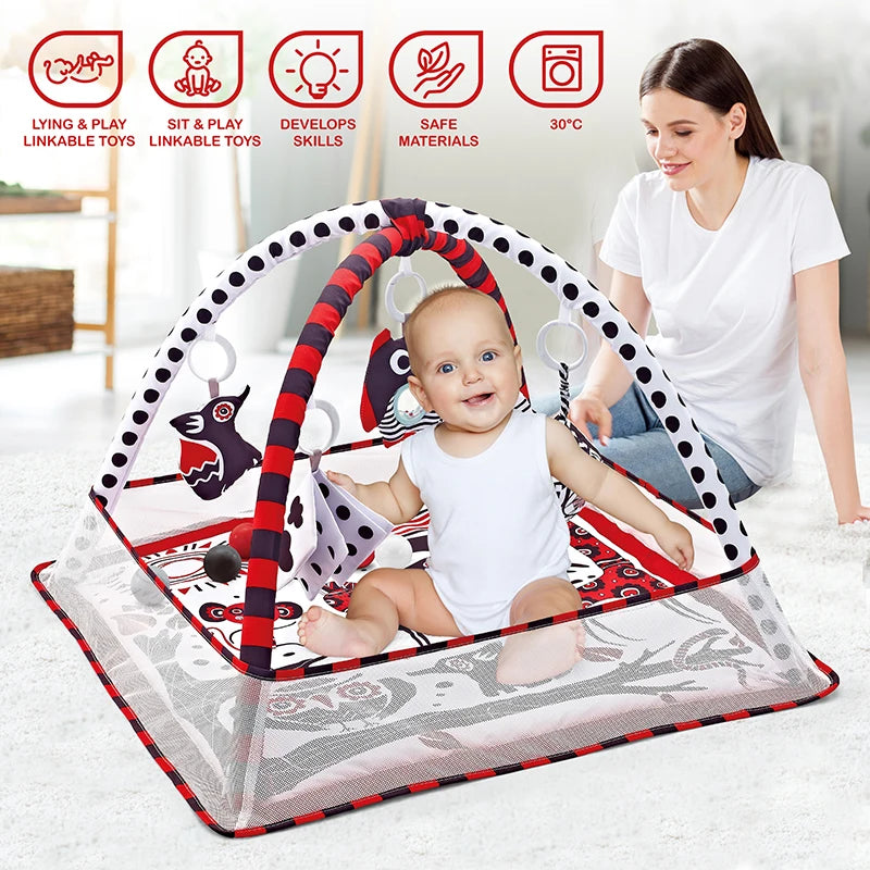 Baby Early Education Play Mat Infant Fitness Activity Gym Toy