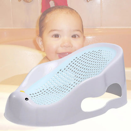 Baby Bath Support Portable Soft Non-Slip Lounger 0-6 Months Blue