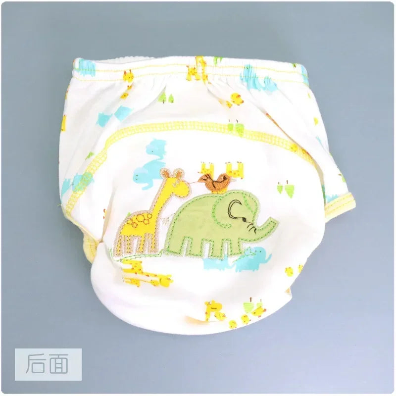 Mother Kids Baby Cloth Diapers Unisex Reusable Washable Cotton Training Panties