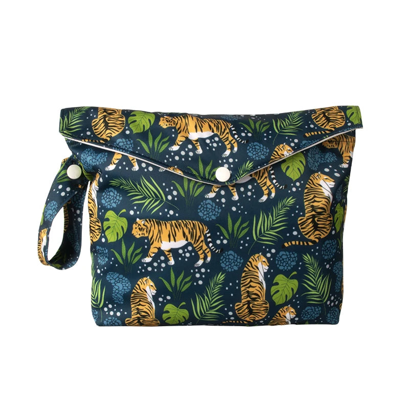 Baby Dry Wet Diaper Bag 19.5x27cm Waterproof Travel Stor