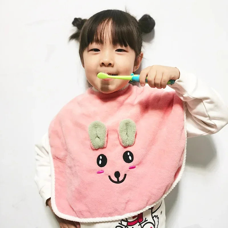 Baby Bib Face Towel Soft Saliva Towel for Kids 3-8 Years