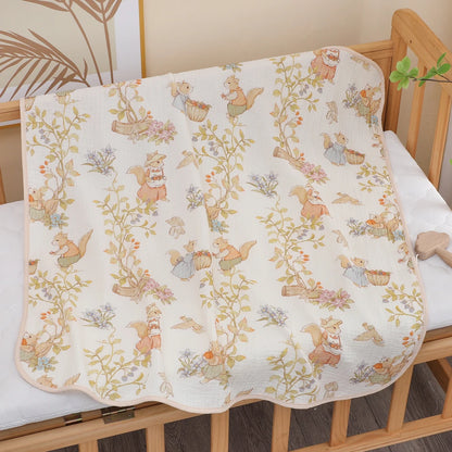 Newborn Baby Bath Towel Pure Cotton Gauze Soft Absorbent Blanket