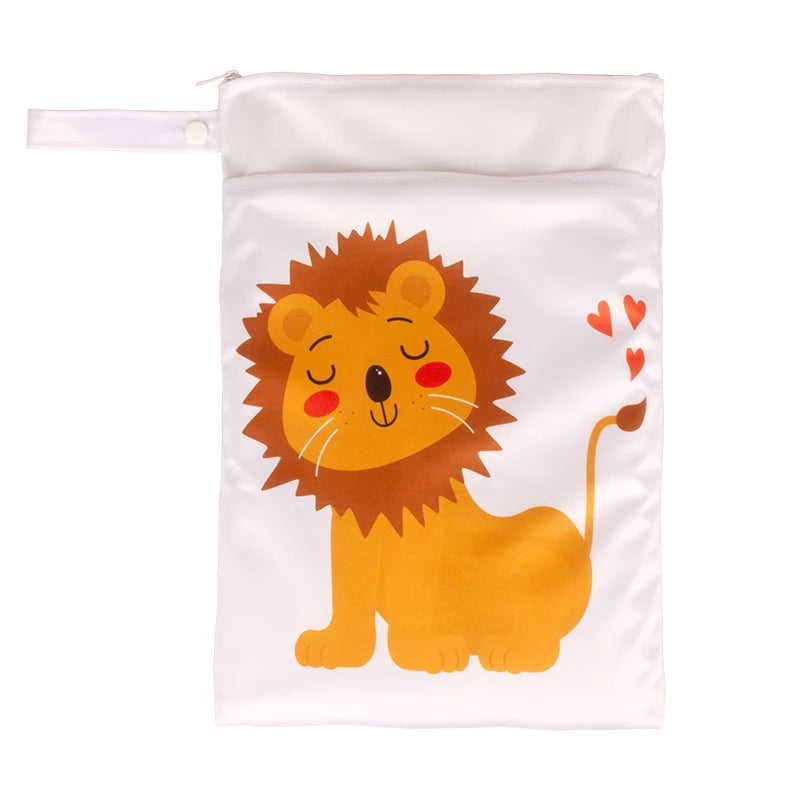 Babyshow Wet Dry Mommy Diaper Bag 35x25cm with Two Zippers