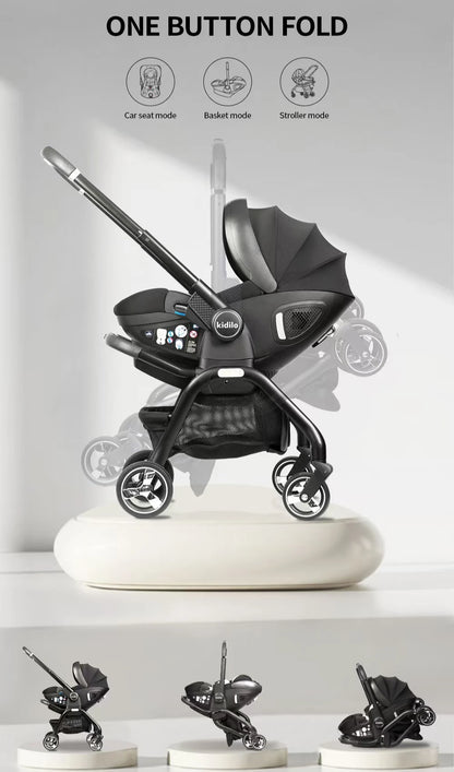 Kodilo Baby Safety Stroller Reversible Newborn Sleeping Basket