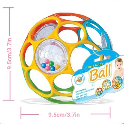 Soft Baby Rattle Ball Teething Sensory Toy for Newborns 0–12M