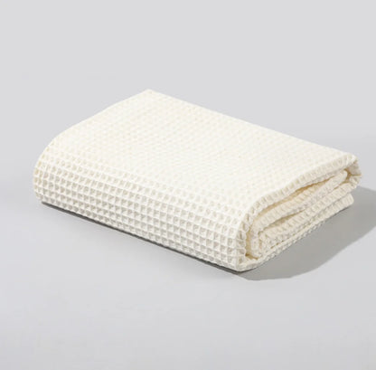Baby Blanket Newborn Swaddle Waffle Cotton Soft Crib Blanket Essentials