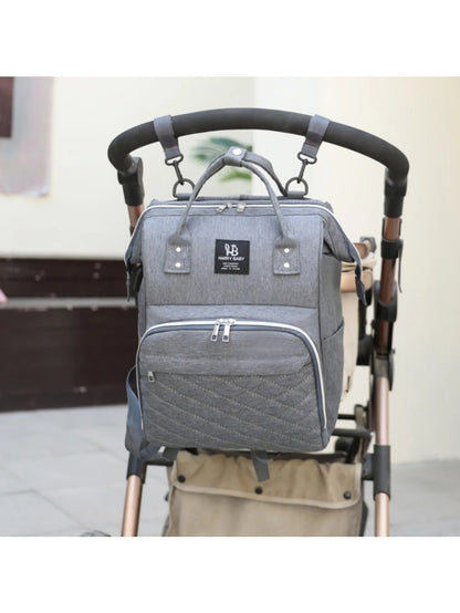 Mommy Diaper Bag Large Capacity Stroller Hanging Backpack with Changing Mat