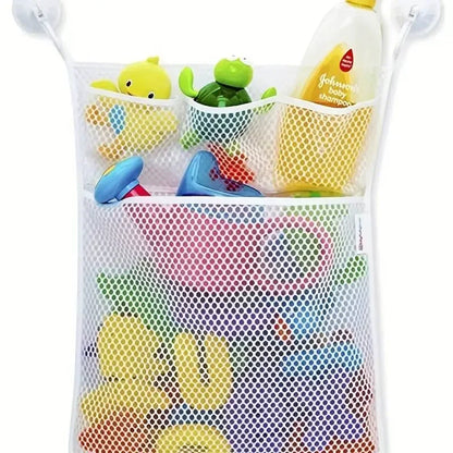 Baby Shower Bath Toy Storage Mesh Net with Suction Cups