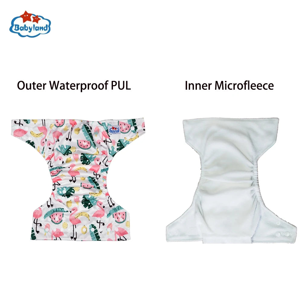 Adjustable Baby Cloth Diapers Washable Reusable 3-15kg
