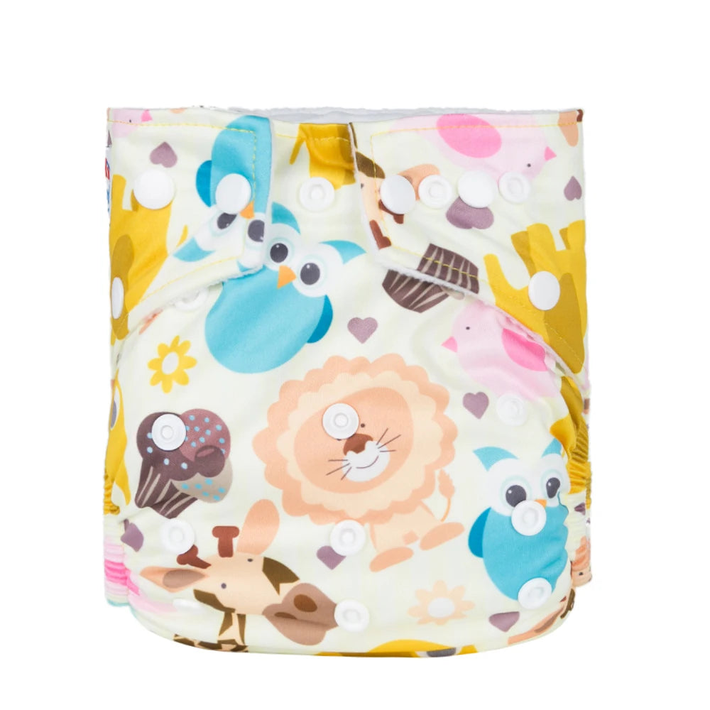 Adjustable Baby Cloth Diapers Washable Reusable 3-15kg