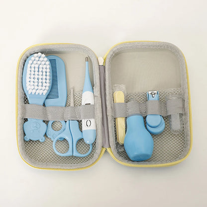 8PCS Baby Care Kit Portable Hygiene Grooming Set with EVA Box