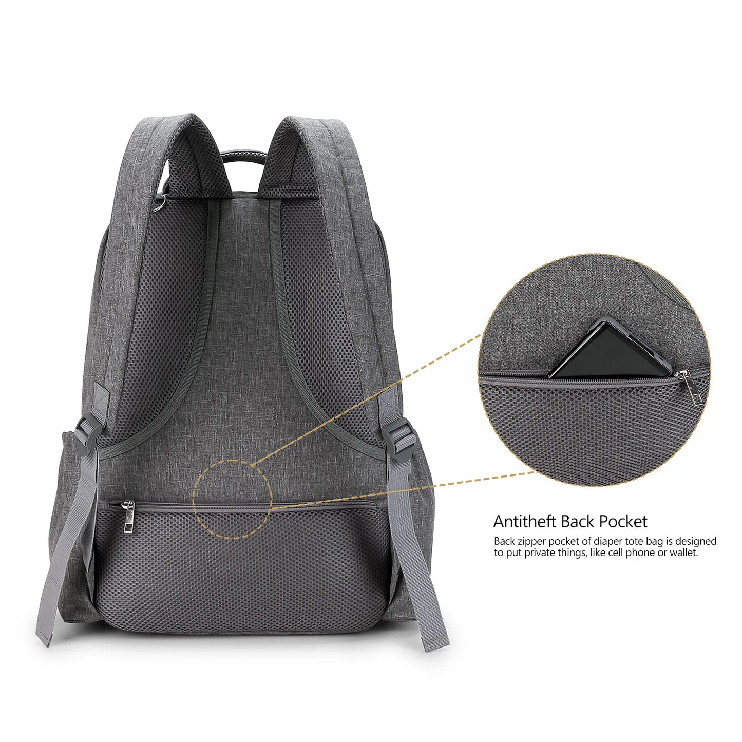 Multifunctional Diaper Bag Backpack