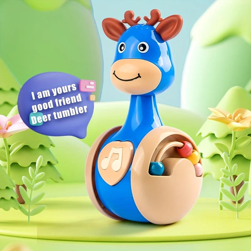 Roly Poly Baby Tumbler Wobbler Toy 6-12 Months Infant Learning Toy