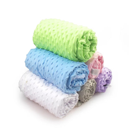Baby Blanket Newborn Soft Fleece Thermal Swaddle Wrap Winter Bedding