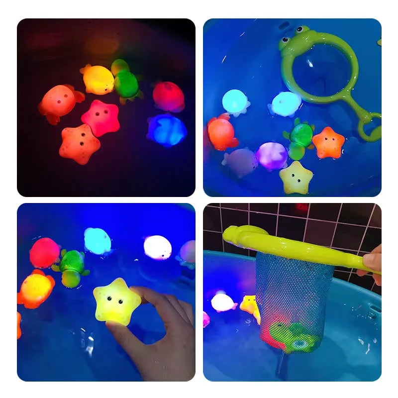 Baby Bath Toys LED Light Up Waterproof Color Changing Toys