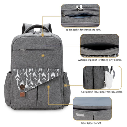 Multifunctional Diaper Bag Backpack