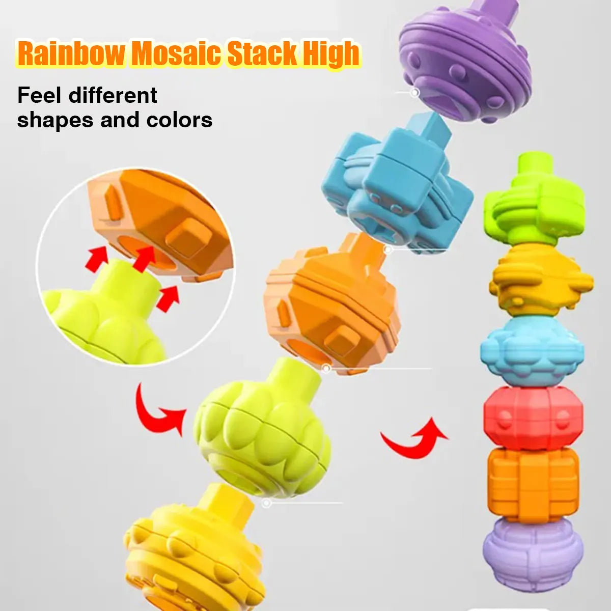 Montessori Baby Toys Sensory Learning Blocks