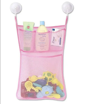 Baby Shower Bath Toy Storage Mesh Net with Suction Cups