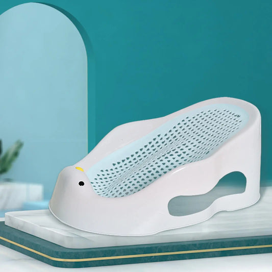 Baby Bath Support Portable Soft Non-Slip Lounger 0-6 Months Blue