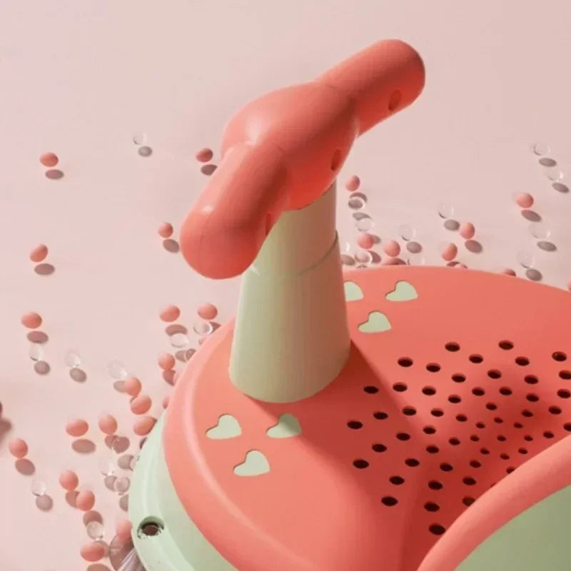 Baby Bath Seat Anti-Slip Suction Cup Portable Shower Seat