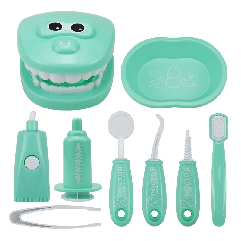 Montessori Kids Dentist Role Play Toy Parent-Child Learning Set