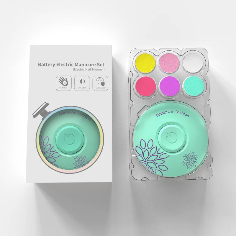 Baby Electric Nail Polisher & Clipper Kit Newborn and Kids