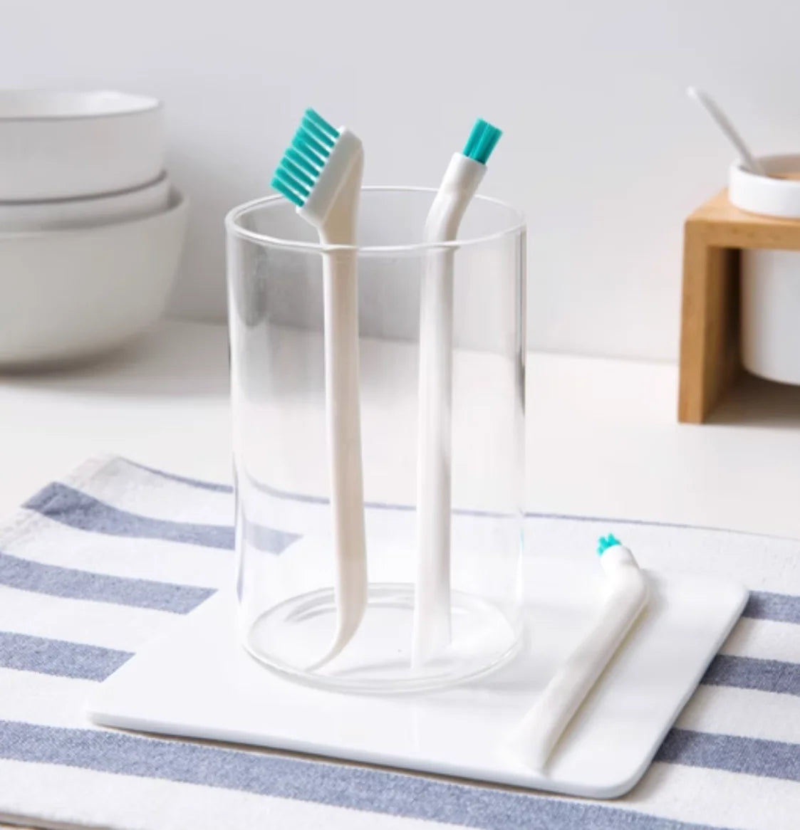 2 Pcs Baby Bottle Cleaning Brush Set with Long Handle