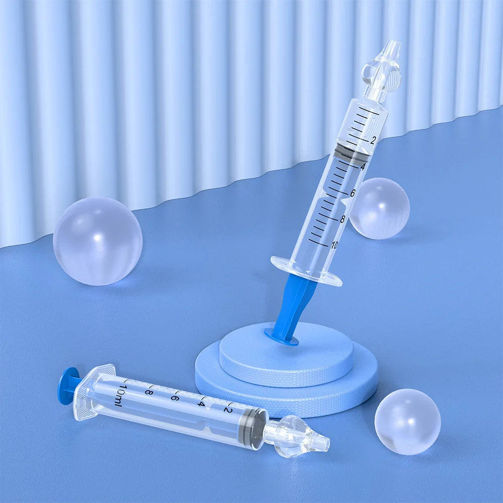 2 Pcs Baby Nasal Cleaner Needle Tube Infant Nose Washer Set