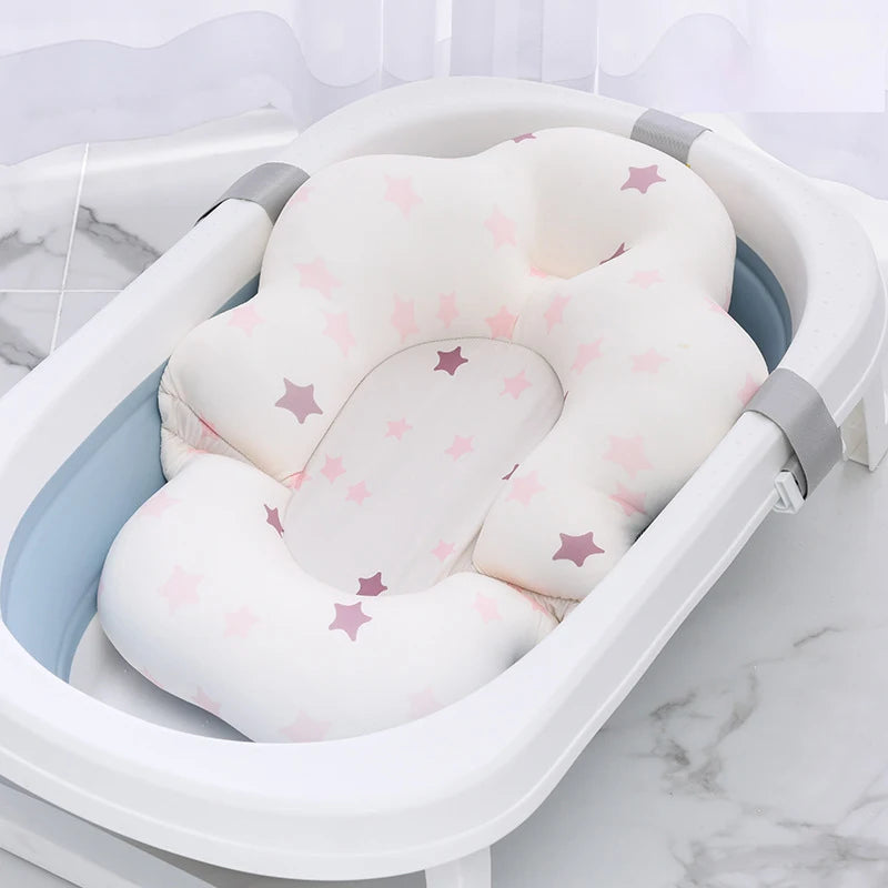 Baby Bath Mat Tub Seat Nonslip Soft Cushion Pillow