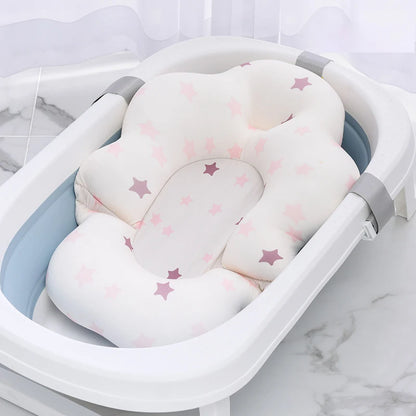 Baby Bath Mat Tub Seat Nonslip Soft Cushion Pillow