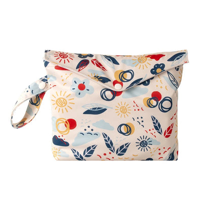 Baby Dry Wet Diaper Bag 19.5x27cm Waterproof Travel Stor