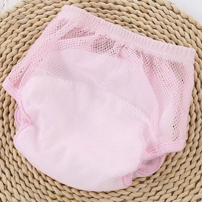 Newborn Reusable Cotton Baby Diapers Washable Potty Training Pants