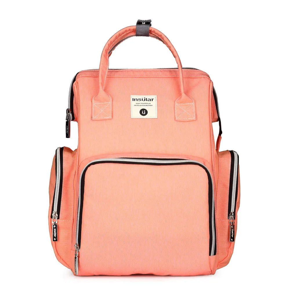 Insulated Baby Diaper Bag Backpack Thermal Nappy Changing Bag