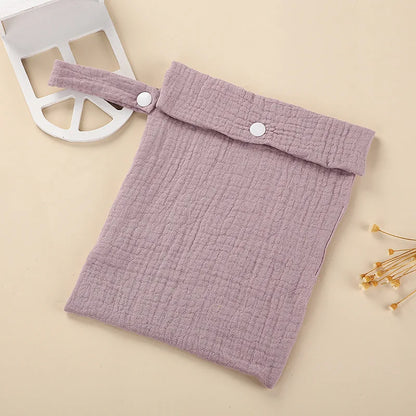 Printed Cotton Diaper Bag Multi-Functional Mommy Handbag