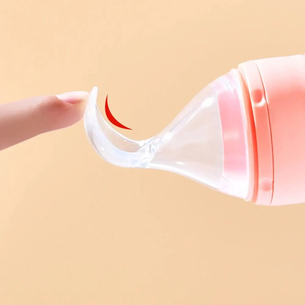 90ML Baby Fruit Feeder Pacifier Self-Feeding Teething Food Dispensing Spoon