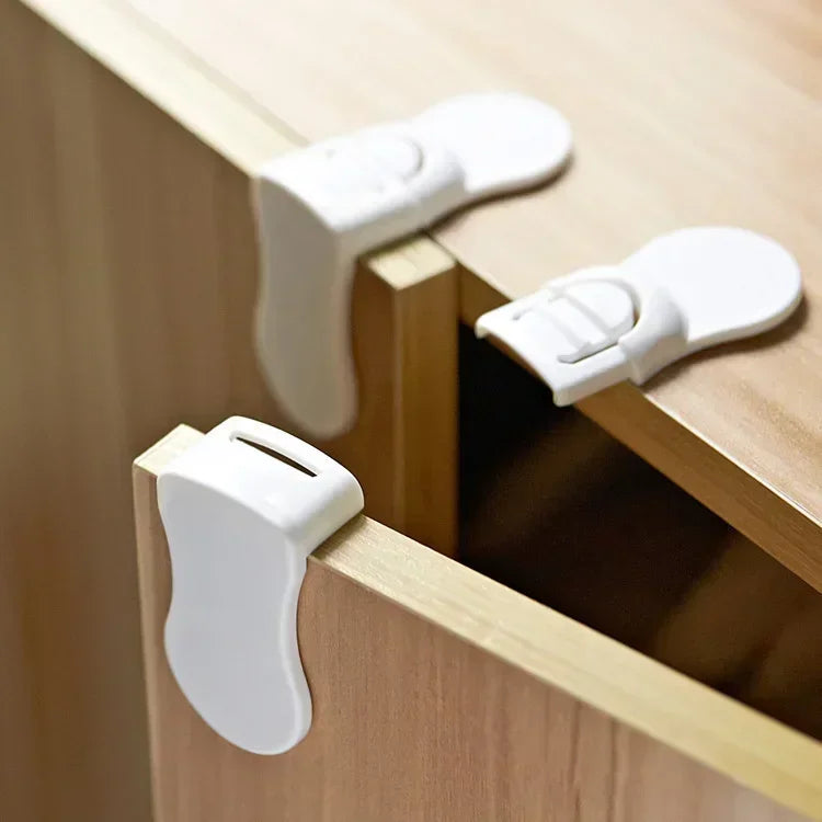 Baby Safety Drawer Lock Anti-Pinch Cabinet Protection Buckle