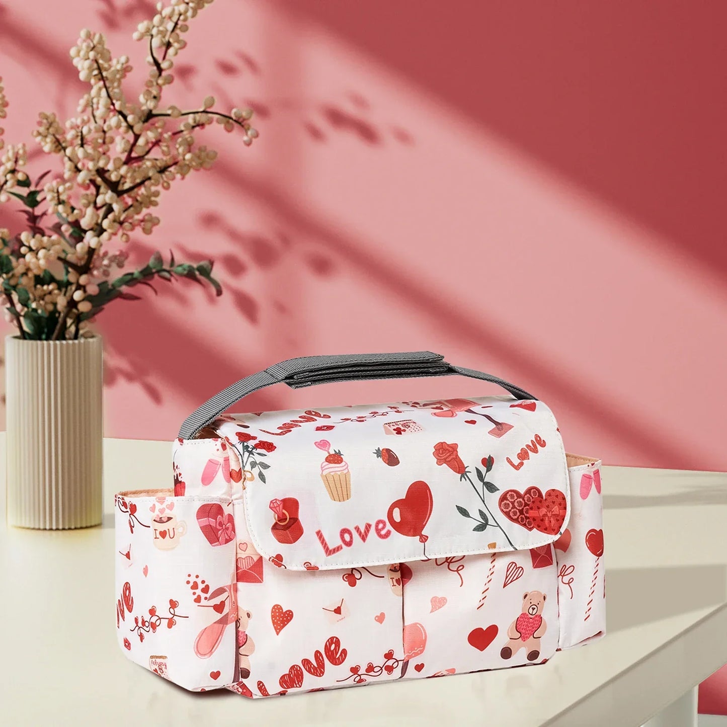 Cartoon Baby Diaper Bag Stroller Organizer Waterproof Nappy Bag