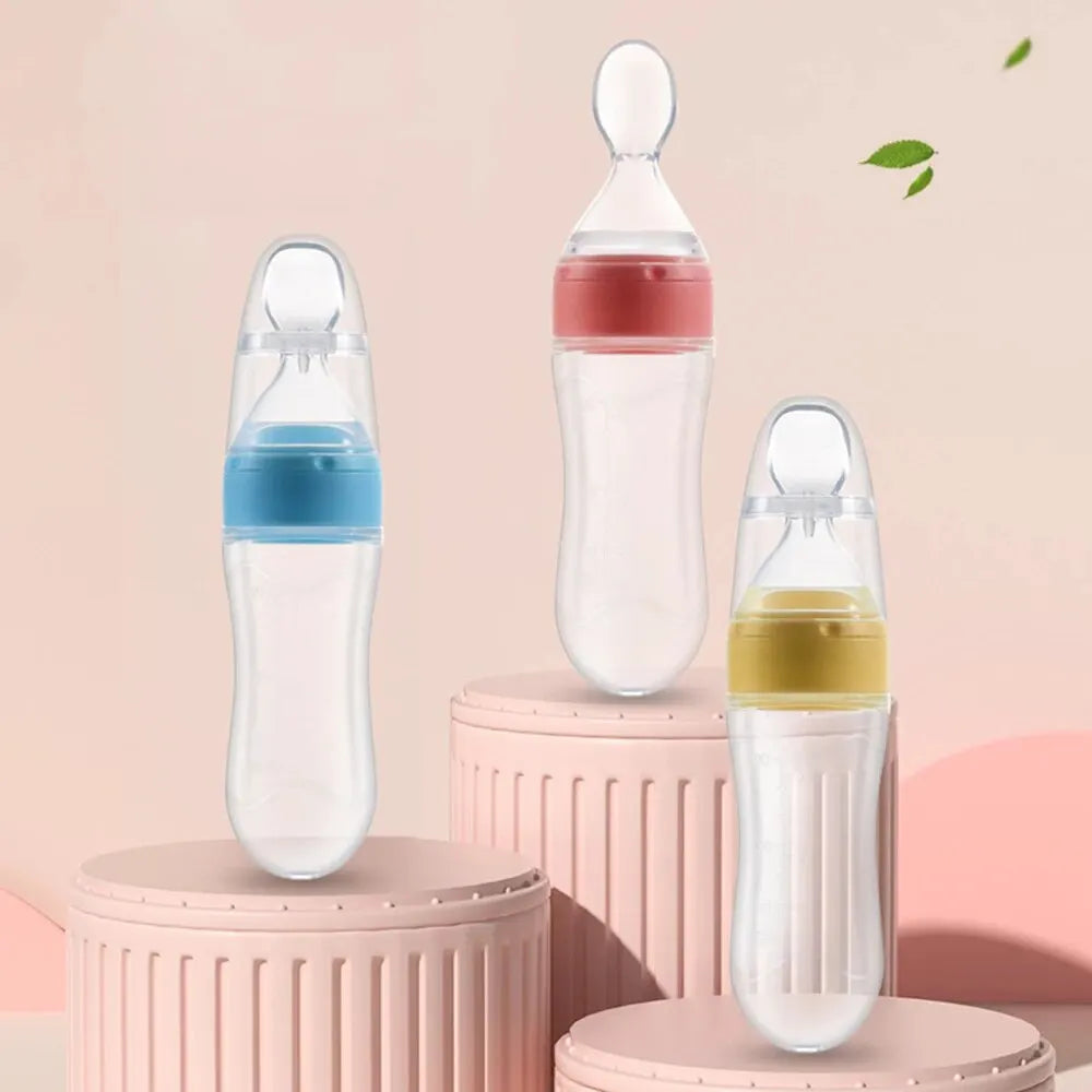 90ML Baby Fruit Feeder Pacifier Self-Feeding Teething Food Dispensing Spoon