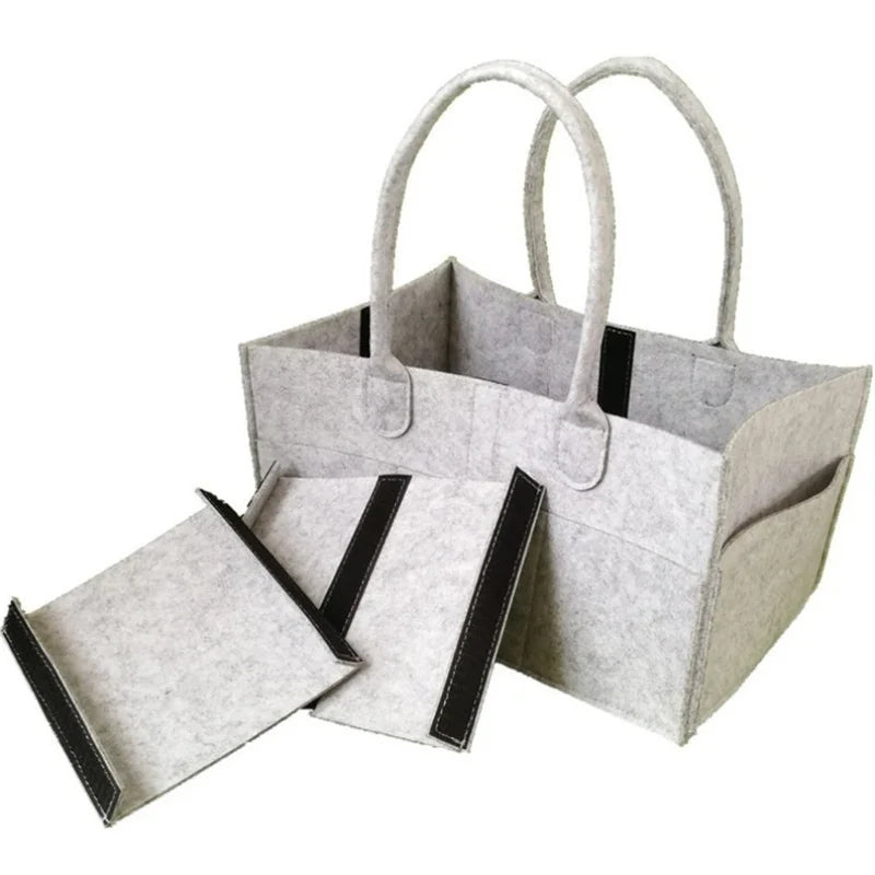 Baby Diaper Wipes Bag Caddy Infant Nursery Organizer Basket
