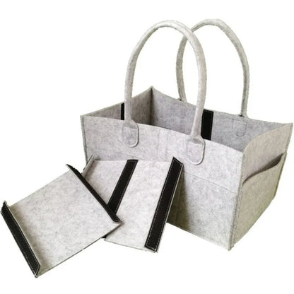 Baby Diaper Wipes Bag Caddy Infant Nursery Organizer Basket