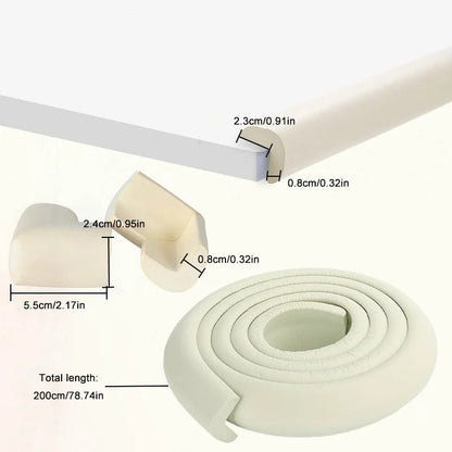 Baby Safety Table Corner Protector Tape Set Soft Edge Guards