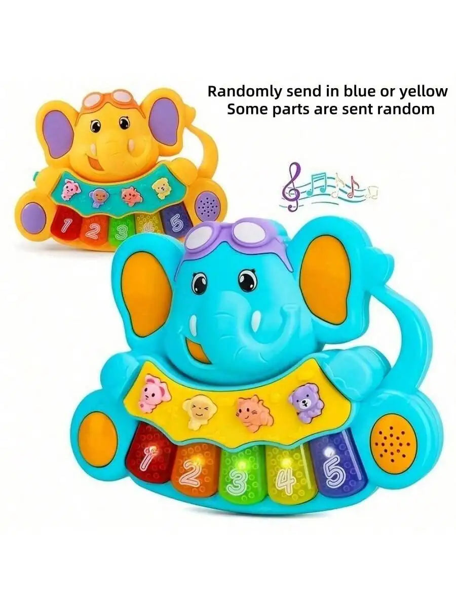 Elephant Baby Piano Toy Early Learning Musical Keyboard
