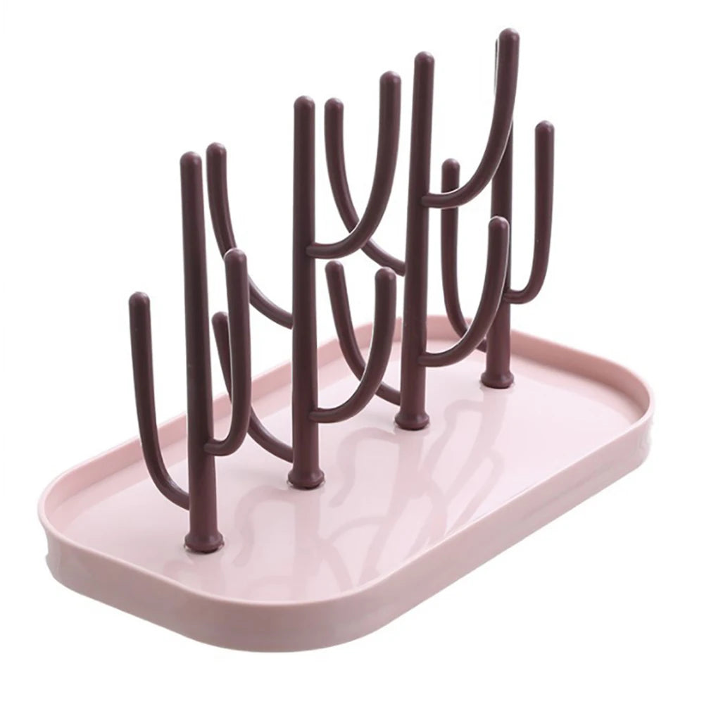Baby Bottle Drying Rack Detachable Holder for Nipples Cups Pump Parts
