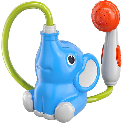 Elephant Baby Bath Shower Head Toy with Water Pump