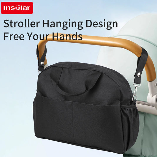 INSULAR Waterproof Stroller Hanging Mommy Bag Large Capacity