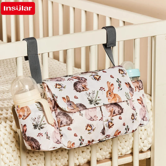 Cartoon Baby Diaper Bag Stroller Organizer Waterproof Nappy Bag