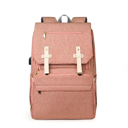 Mommy Bag USB Charging Large Capacity Diaper Bag
