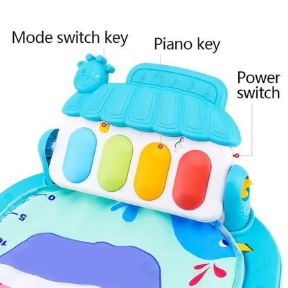 Baby Fitness Play Gym Music Activity Mat Piano Crawling Toy